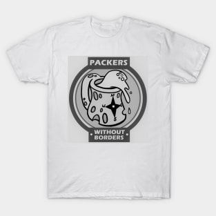 Packers Without Borders Merch Black and White T-Shirt